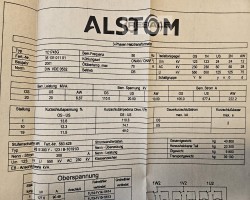 Maschine: ALSTOM 110KV 20MVA 20KV TC1743G Umspannwerk Trafo