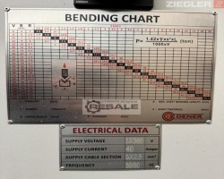 Maschine: DENER XF 30125 CNC Abkantpressen