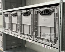 Maschine: SCHäFER R3000 KISTENREGAL Regallänge: 4,92 lfm. Fachbodenregale