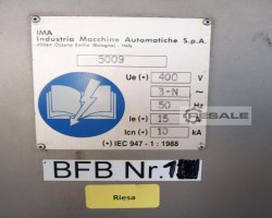 Maschine: IMA INDUSTRIA MACCHINE 3711-LM Abfüll- und Einwickelmaschinen