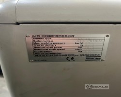Maschine: ATLAS COPCO Ga 18, GX 11 FF , FD 120 Kompressoranlage: 2 x Kompressor + behälter + Troc