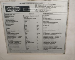 Maschine: FG WILSON P22 Aggregate