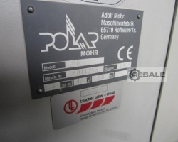 Maschine: POLAR 66 SCHNEIDEMASCHINE