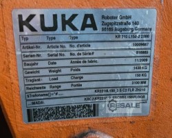 Maschine: KUKA KR 210 L150-2 2000 Achs-Industrieroboter + KR C2 + Teachpanel