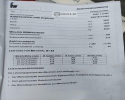 Maschine: FACCIN 3 HEL 12-300 Blechrundbiegemaschinen (motorisch)