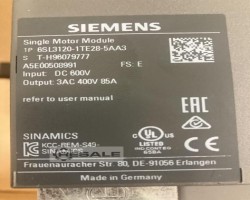 Maschine: SIEMENS SINAMICS Singel Motor Module