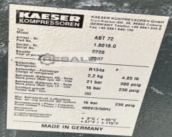 Maschine: KAESER BSD 72 T Schraubenkompressor