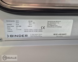 Maschine: BINDER KB-53 Inkubator / Kühlofen