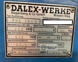 Maschine: DALEX PMS 14-4 Punktschweißmaschine
