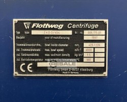 Maschine: FLOTTWEG Z4D-3 / 454 Dekanter
