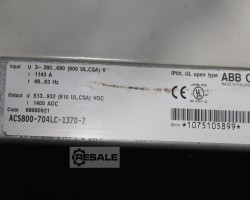 Maschine: ABB ACS800-704LC-1370-7 Wechselrichter / Inverter Unit