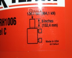 Maschine: POWER TEAM RH 1006 Model C Hydraulizylinder Hohlkolbenzylinder