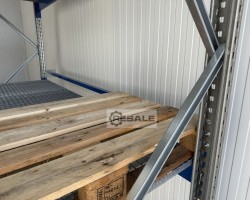 Maschine: PROFILABM.: 50X40X2,00MM für Feldbreite: 2.700 mm Durchschubsicherung für Palettenregale Lagerregal