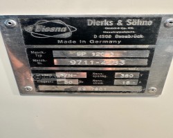 Maschine: DIOSNA SP 120 D Spiralknetmaschinen