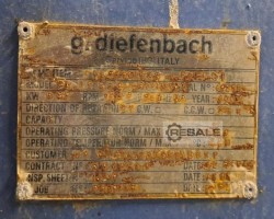 Maschine: DIEFENBACH FP DE800-90 Kammerfilterpresse