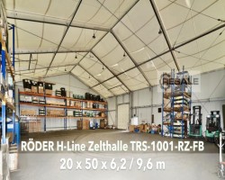 Maschine: RÖDER H-Line Leichtbauhalle 20x50x6.2/9.6m Zelthalle