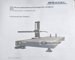 Maschine: WENZEL RS 1012 Koordinatenmessmaschinen