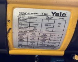 Maschine: YALE CPVF-Serie Elektrokettenzüge 500 - 1000 kg