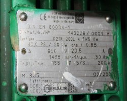 Maschine: VEM K21R 200L4 TWS HW Elektromotor 30kW