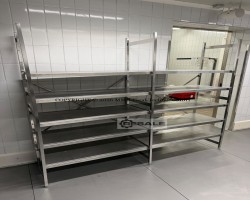 Maschine: HUPFER 10 Meter Steckregal bis 1,2t Edelstahlregale