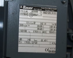 Maschine: BAUER K21R BG40Z-11/DV08MA4 Getriebemotor