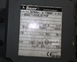 Maschine: DANFOSS BAUER BS40Z-71VH/D08LA8-TF/SP Getriebemotor Schneckengetriebemotor