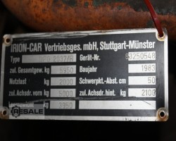Maschine: IRION-CAR 2037/R Motoren