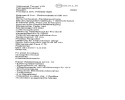 Maschine: VÄDERSTAD Tempo V 12 + FH 2200 Einzelkornsämaschine + Fronttank