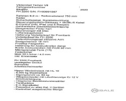 Maschine: VÄDERSTAD Tempo V8 + FH 2200 Einzelkornsämaschine + Fronttank