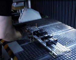 Maschine: CNC-STEP T-Rex N-2040 CNC Fräsmaschine CNC Portalfräse Holz & Alu Werbeschilder Fräse