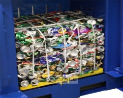 Maschine: BTS MF60hd Dosen- PET Ballenpresse