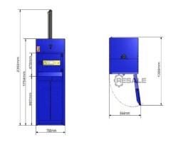 Maschine: BTS BTS-240L Müllverdichter Müllverdichter_Müllpresse_Abfallpresse_Container