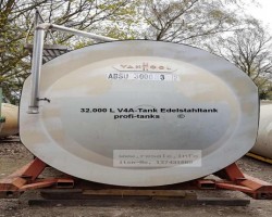 Maschine:  Chloride Wasserstoff VE-Wasser Edelstahltank 32.000 L V4A