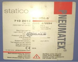 Maschine: PNEUMATEX Statico Druckausdehnungsgefäß mit fester Gasfüllung