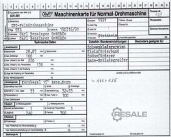 Maschine: BENZINGER TNL CNC Drehmaschinen