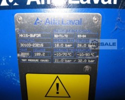 Maschine: ALFA-LAVAL  Plattenwärmetauscher