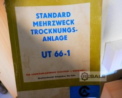 Maschine: CHEMIEANLAGENBAU STAßFURT UT 66-1 Trockner