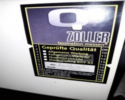 Maschine: ZOLLER V420magnum V425D / AWV / Q168 Messtechnik