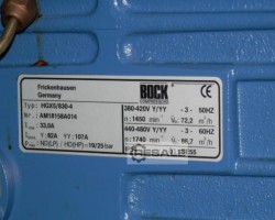 Maschine: BOCK / GEA WTT  HGX5/830-4 / WP7M-120 Kältekompressor mit Wärmetauscher für Klimaanlagen