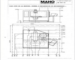 Maschine: DMG DECKEL MAHO MAHO 800 E CNC Werkzeugfräsmaschinen