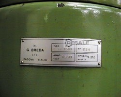 Maschine: BREDA RS 55 - 1600 Radialbohrmaschinen