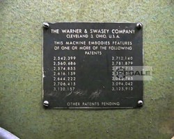 Maschine: WARNER + SWASEY 0 - AC Stangenautomaten
