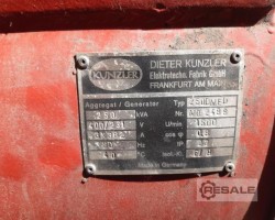 Maschine: DIETER KUNZLER Diesel in Container Blockheizkraftwerke (BHKW)