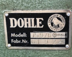 Maschine: DOHLE Model 759/614 Laufwagen-Nähmaschine