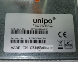Maschine: UNIPO 2TT1001KAN03C, Monitor mit Bedienteil,