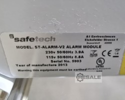 Maschine: SAFETECH ST-Alarm-V2 Sicherheitswägekabine