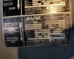Maschine: KKK CFR 3 G5 Stromerzeuger
