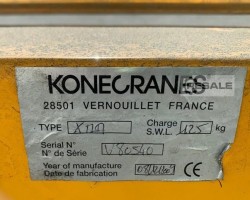 Maschine: KONECRANES 125 KG Säulenkran