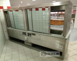 Maschine: BLANCO  Speisenausgabe mit Glasaufbau