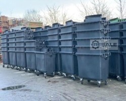 Maschine: SSI SCHäFER Vol. 770 l / black Müllcontainer MGB Müllgroßbehälter